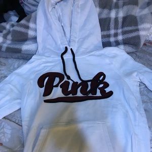 Pink Victoria secret hooded sweatshirt